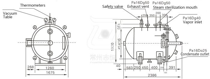 Round Static Vacuum Dryer